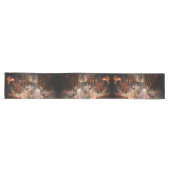 濃淡のある結晶の素朴層 ロングテーブルランナー (横)