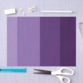 濃淡のパープルストライプのParty 薄葉紙 (クラフト)