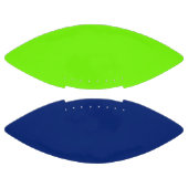 濃無地のい青とネオングリーン アメリカンフットボール (パネル)