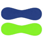 濃無地のい青とネオングリーン ソフトボール (パネル)