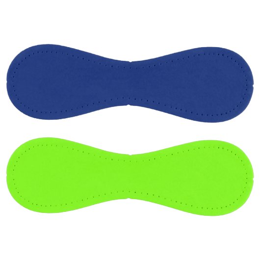 濃無地のい青とネオングリーン ソフトボール (パネル)