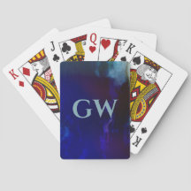 濃男らし色青抽象芸術