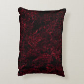 濃素朴い赤の背景に赤いスポンジ アクセントクッション (裏面(縦))