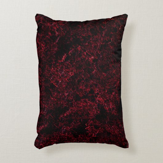 濃素朴い赤の背景に赤いスポンジ アクセントクッション (正面(垂直))