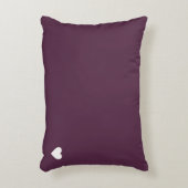 濃紫色のナスのナス アクセントクッション (正面(垂直))