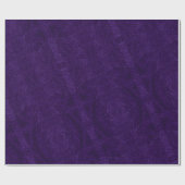濃紫色のライン無光沢の包装紙30 x 6 ラッピングペーパー (フラット)