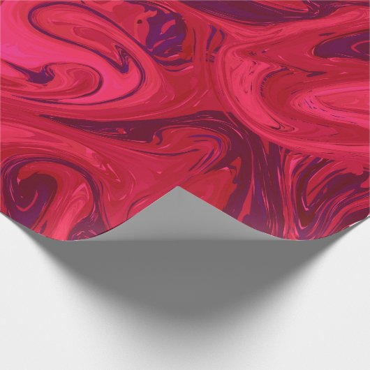 濃紫色の大理石模様をつけられた質、豊富なebruの技術 ラッピングペーパー (角)