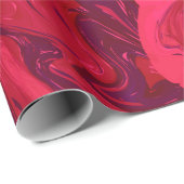 濃紫色の大理石模様をつけられた質、豊富なebruの技術 ラッピングペーパー (ロールコーナー)