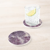 濃紫色の水晶 コースター (側面)