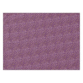 濃紫色の金ゴールドのグリッター都市点 テーブルクロス (正面(横))