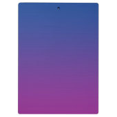 "濃紺および紫色のグラデーション" クリップボード (裏面)
