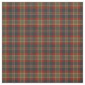 濃紺および赤く素朴な格子縞 ファブリック (見本)