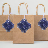 濃紺とシルバーの感謝を込めて フェイバータグ