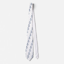 濃紺のいかり ネクタイ
