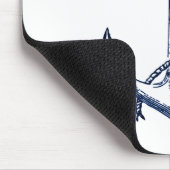 濃紺のいかり マウスパッド (コーナー)