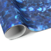 濃紺のグリッターの包装紙 ラッピングペーパー (ロールコーナー)