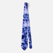 濃紺のスカル ネクタイ (正面)