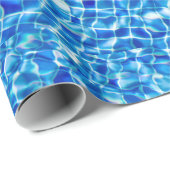 濃紺のタイルを張られた水包装紙 ラッピングペーパー (ロールコーナー)