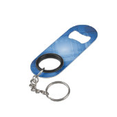 濃紺のハイテクな背景 キーホルダー栓抜き (裏面アングル)