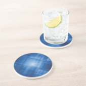 濃紺のハイテクな背景 コースター (側面)