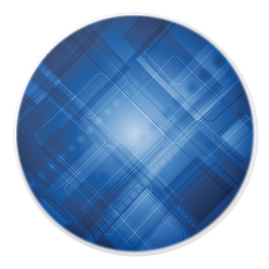 濃紺のハイテクな背景 セラミックノブ (正面)