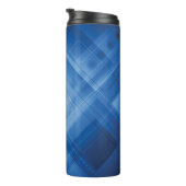 濃紺のハイテクな背景 タンブラー (回転右)