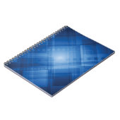 濃紺のハイテクな背景 ノートブック (左側)