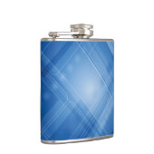 濃紺のハイテクな背景 フラスク (右)