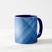 濃紺のハイテクな背景 マグカップ (正面右)