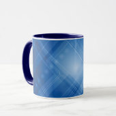 濃紺のハイテクな背景 マグカップ (正面左)