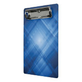 濃紺のハイテクな背景 ミニクリップボード (アングル2)
