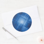濃紺のハイテクな背景 ラウンドシール (封筒)