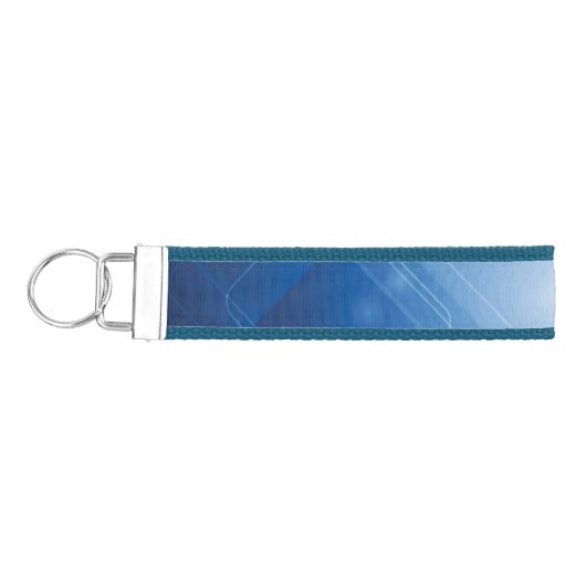 濃紺のハイテクな背景 リストバンドキーホルダー (鍵左)