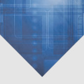 濃紺のハイテクな背景 薄葉紙 (詳細)