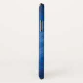 濃紺のハイテクな背景 Case-Mate iPhoneケース (裏面/右)