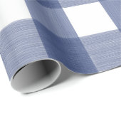 濃紺のバッファローの格子縞 ラッピングペーパー (ロールコーナー)