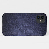 濃紺のレザールックのiPhone 5の場合 Case-Mate iPhoneケース (裏面(横))
