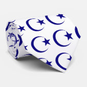 濃紺の三日月及びStar.png ネクタイ (ロール)