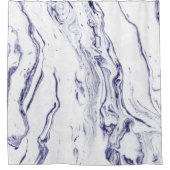 濃紺の大理石 シャワーカーテン (正面)