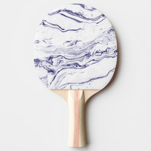 濃紺の大理石 卓球ラケット (正面)