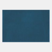 濃紺の布地風ルック ラッピングペーパーシート (正面)