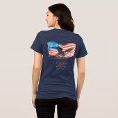 濃紺の愛国者 トライブレンドTシャツ (裏面全面)