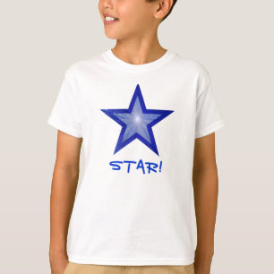 濃紺の星「星!」 Tシャツをからかいます Tシャツ