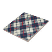 濃紺の格子縞パターン タイル (側面)