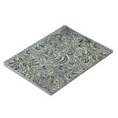 濃紺の海藻スタイルのデザインの壁紙 ノートブック (左側)