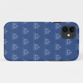 濃紺の海賊船パターン Case-Mate iPhoneケース (裏面(横))