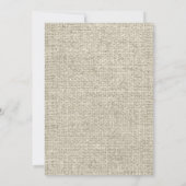 濃紺の素朴なメーソンジャーの結婚式招待状 招待状 (裏面)