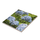 濃紺の紫陽花 タイル (側面)