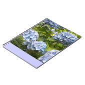 濃紺の紫陽花 ノートブック (左側)