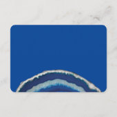 濃紺の結婚式は情報カード|瑪瑙を詳しく述べます エンクロージャーカード (裏面)